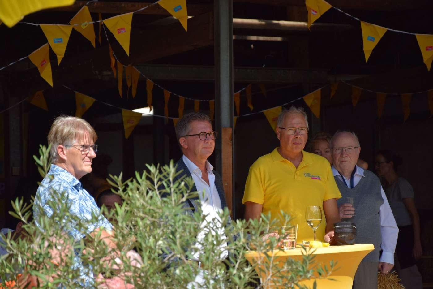 Neu-Anspachs FDP-Chef Stefan Ziegele und FDP-Kreisvorsitzender Ascan Iredi (v.l.)